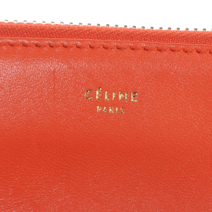 Celine Leather Trio Crossbody Bag Fluo Orange 5 of 8