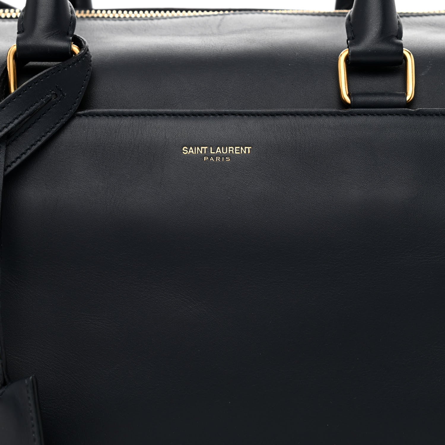 Saint Laurent Calfskin Classic Duffle 6 Marine 8 of 13