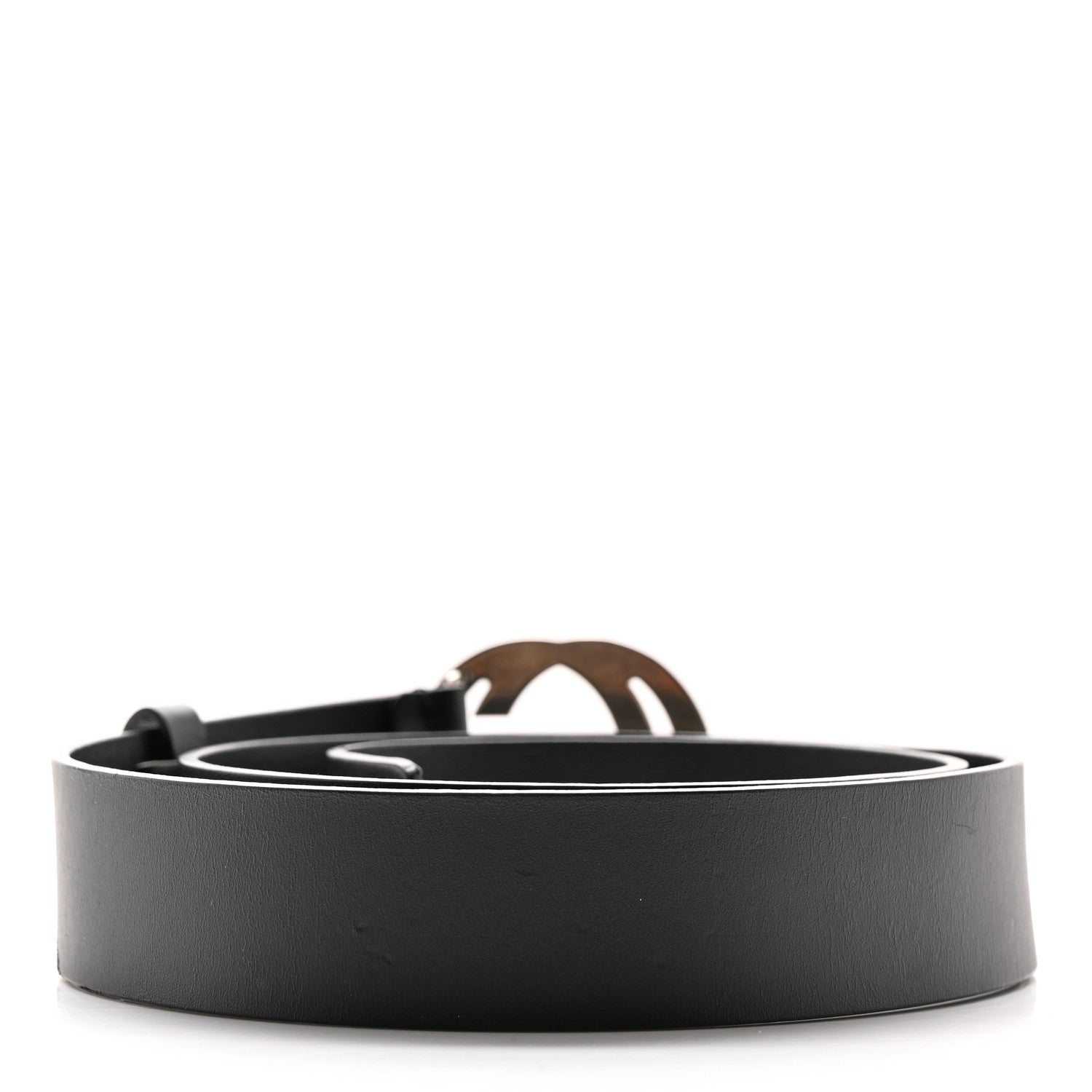 Gucci Calfskin Studded Interlocking G Belt 100/40 Black 2 of 7