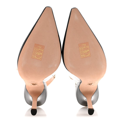 Christian Dior Patent Ribbon J'Adior Slingback 100mm Pumps 40.5 Black 6 of 9