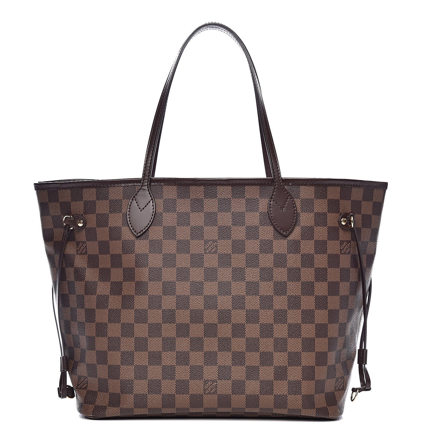 Louis Vuitton Damier Ebene Neo Neverfull MM Rose Ballerine 1 of 10