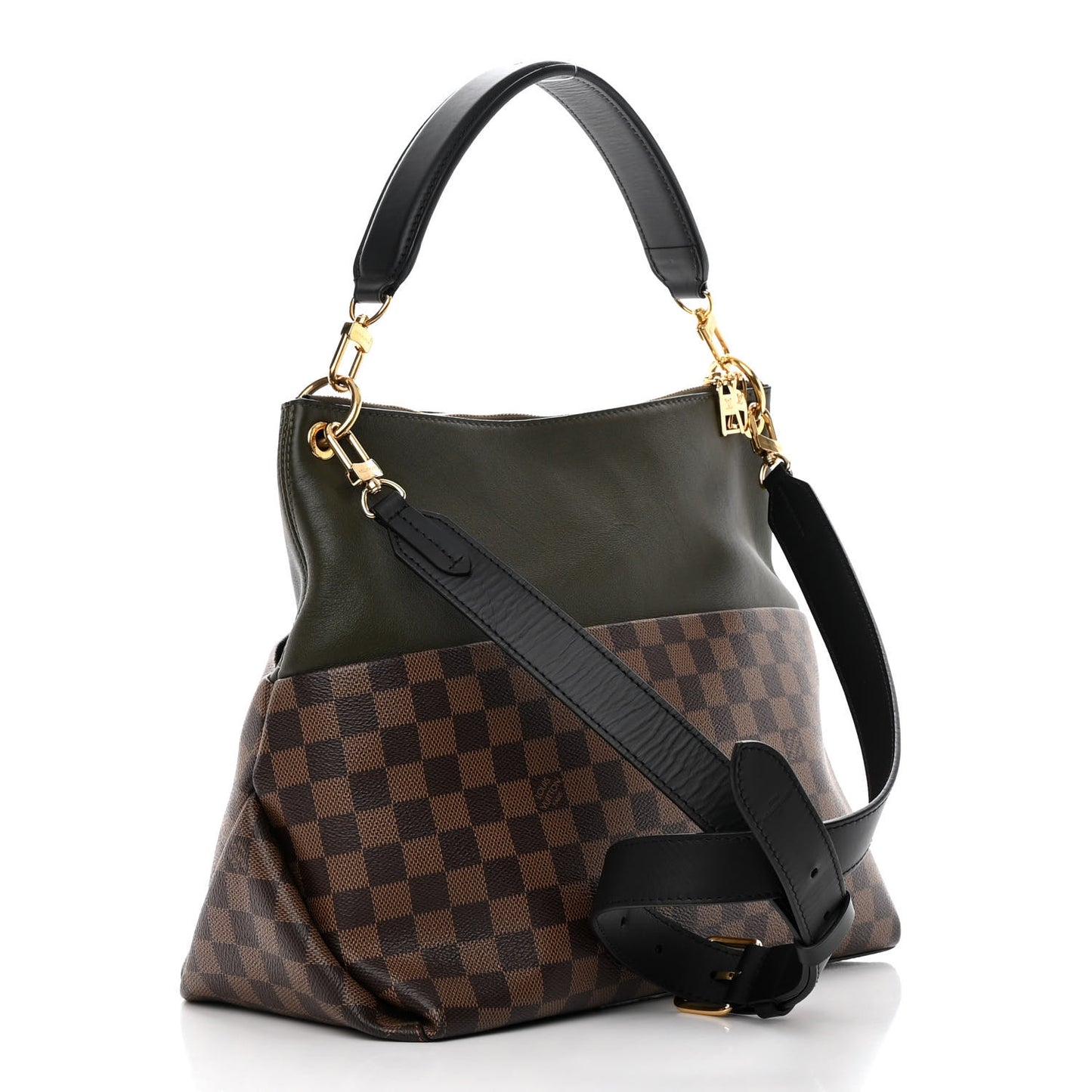 Damier Ebene Calfskin Maida Khaki