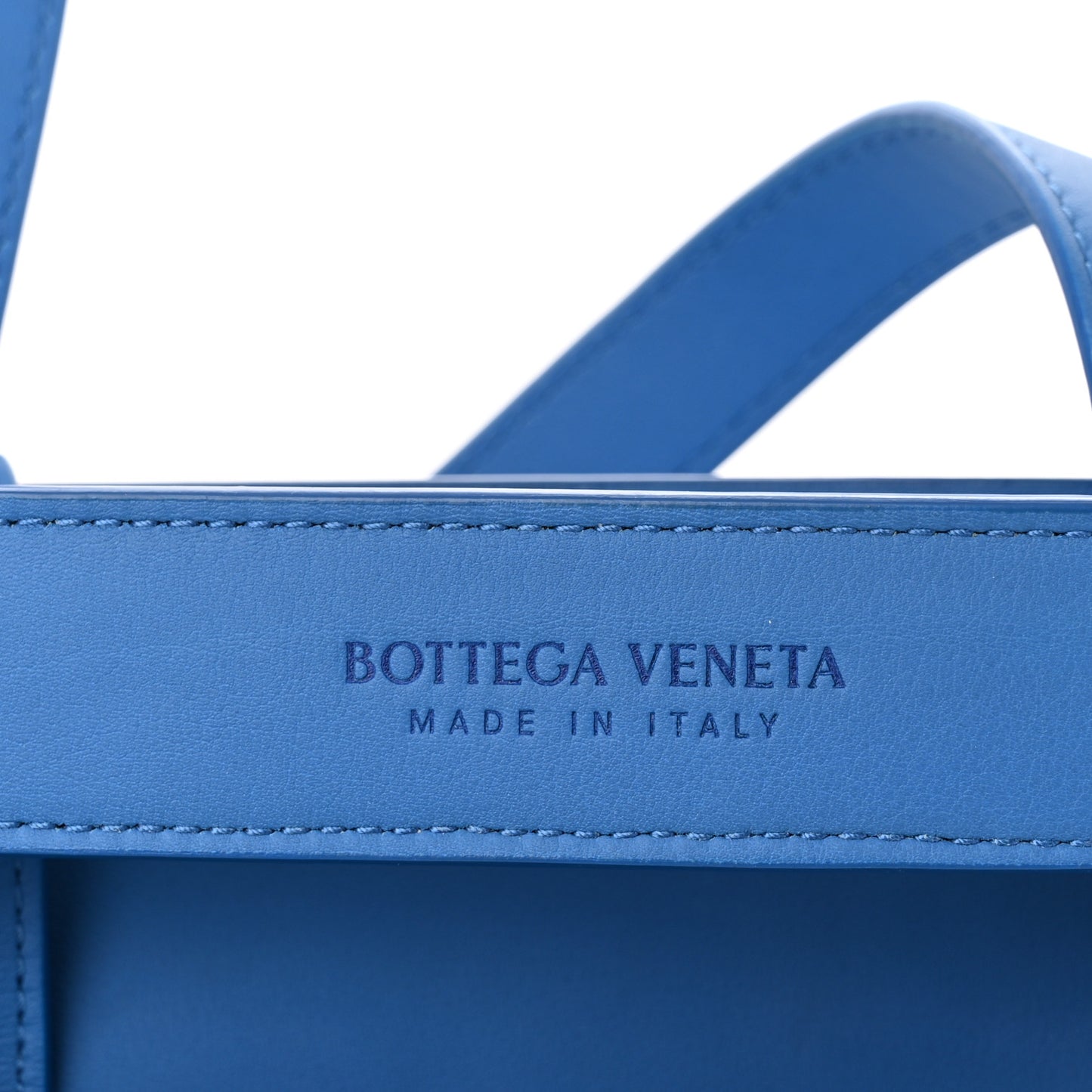Nappa VN Crossbody Messenger Bag Blue