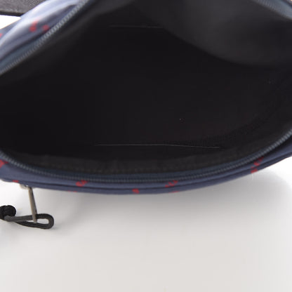 Balenciaga Twill Nylon Allover Logo Explorer Beltpack Bleu Canopee Rouge 5 of 9