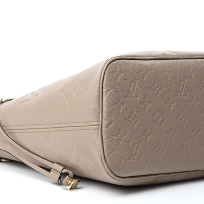 Louis Vuitton Empreinte Monogram Giant Neverfull MM Tourterelle 6 of 9