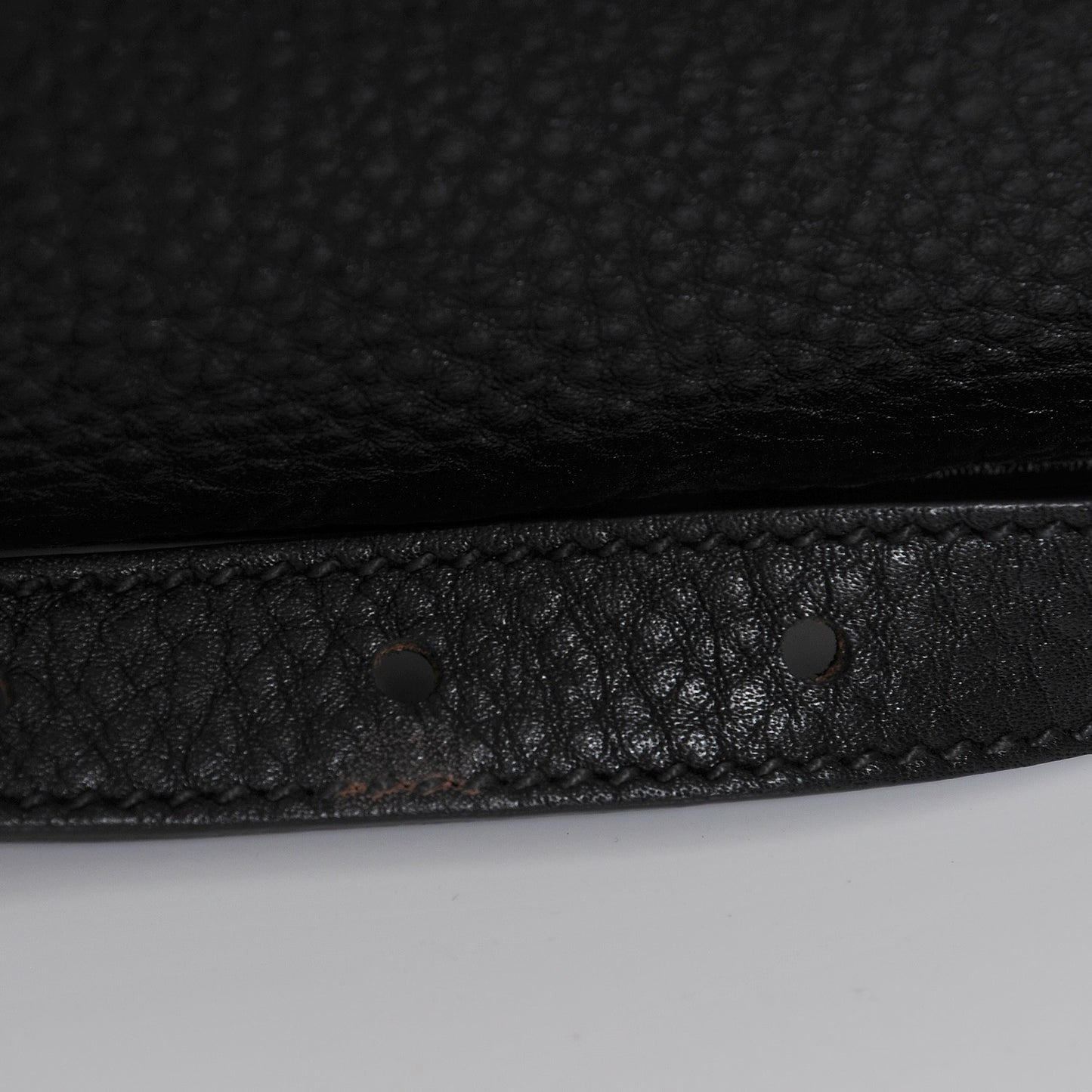 Vitello Daino Tote Nero Black