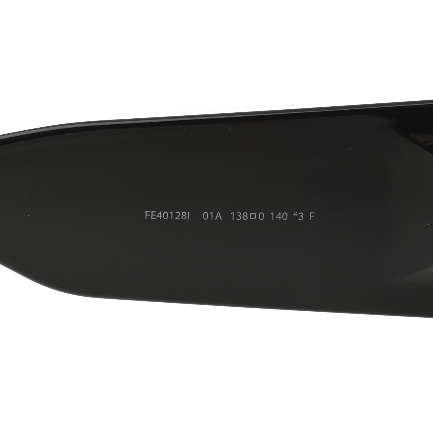 Acetate Lab Mask Sunglasses FE40128I Black
