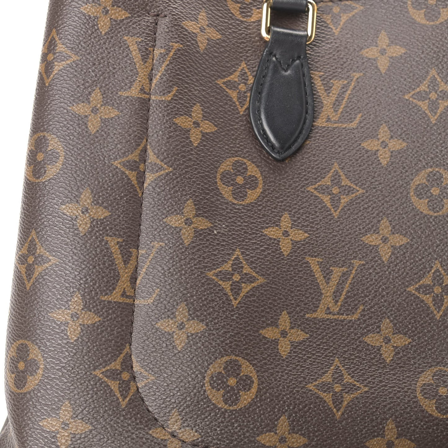 Monogram Flower Tote Black