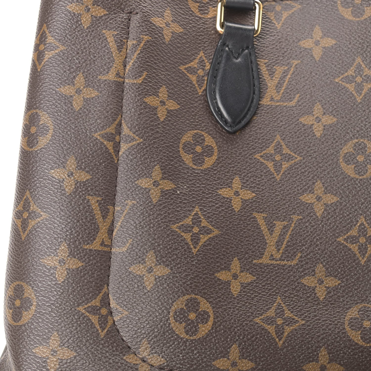 Louis Vuitton Monogram Flower Tote Black 10 of 15