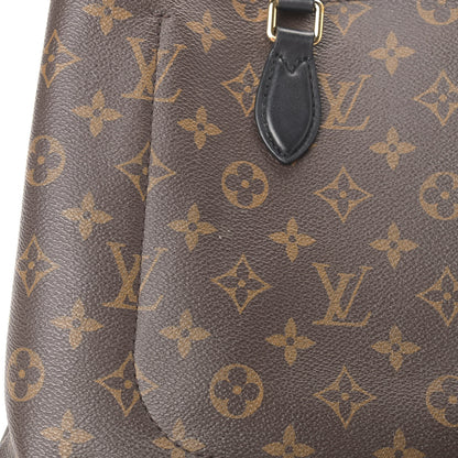 Louis Vuitton Monogram Flower Tote Black 10 of 15
