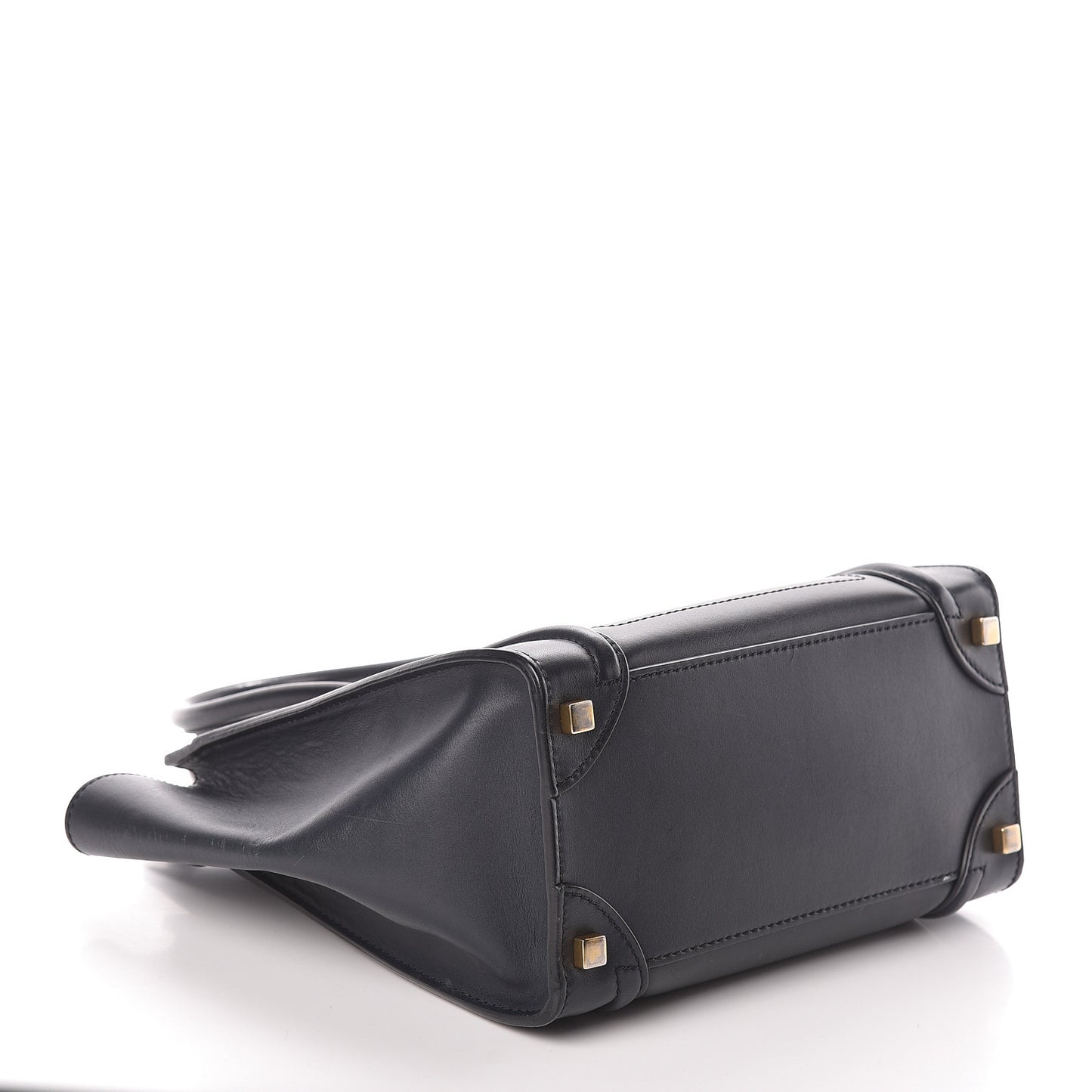 Smooth Calfskin Micro Luggage Navy Blue