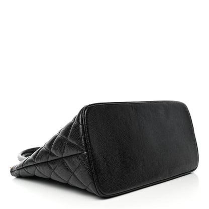 Chanel Caviar Quilted Medallion Tote Black 3 of 4