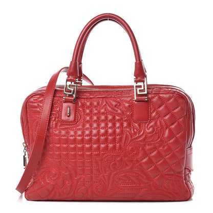 Versace Barocco Quilted Nappa Vanitas Demetra Bag Red 1 of 28