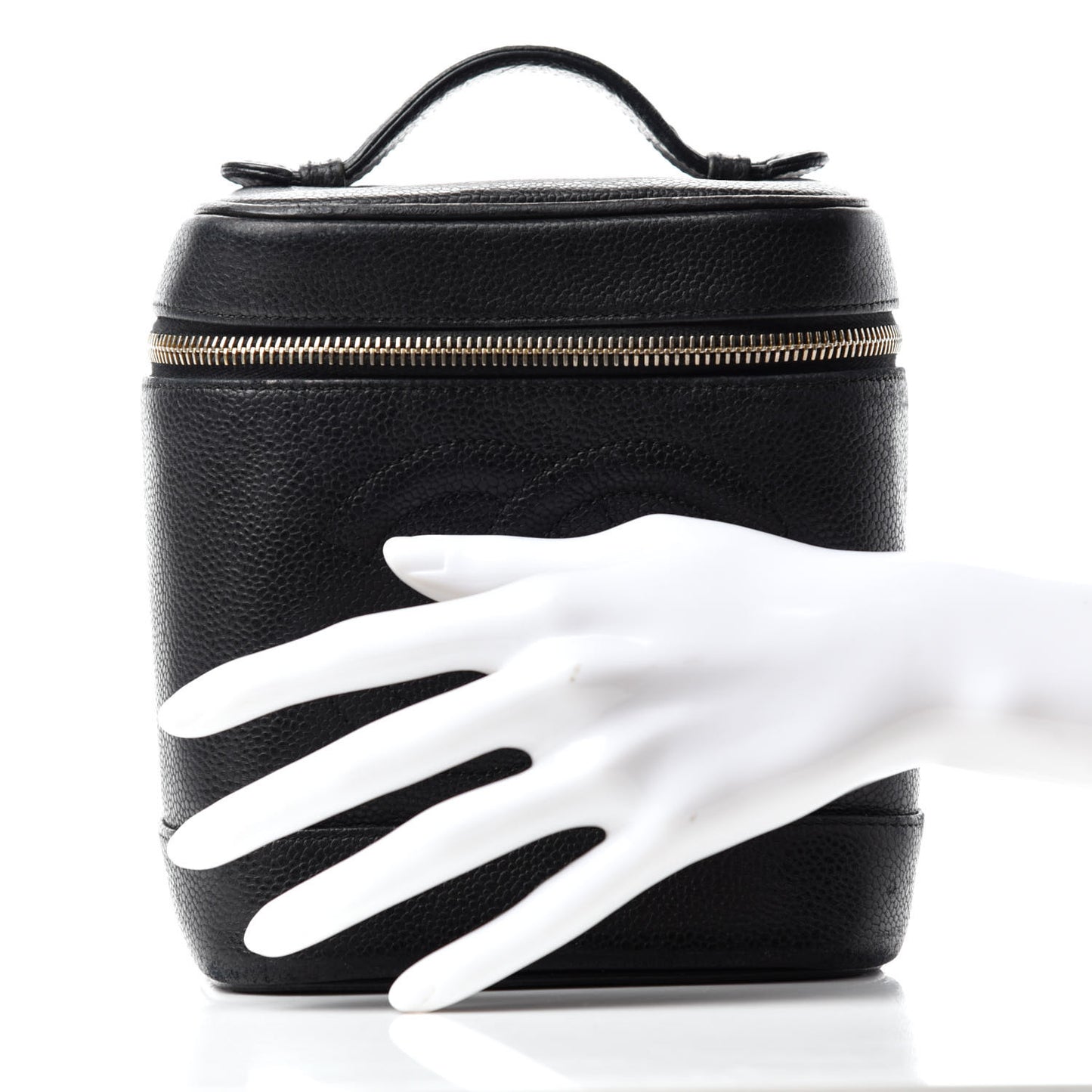 Caviar Cosmetic Vanity Bag Black