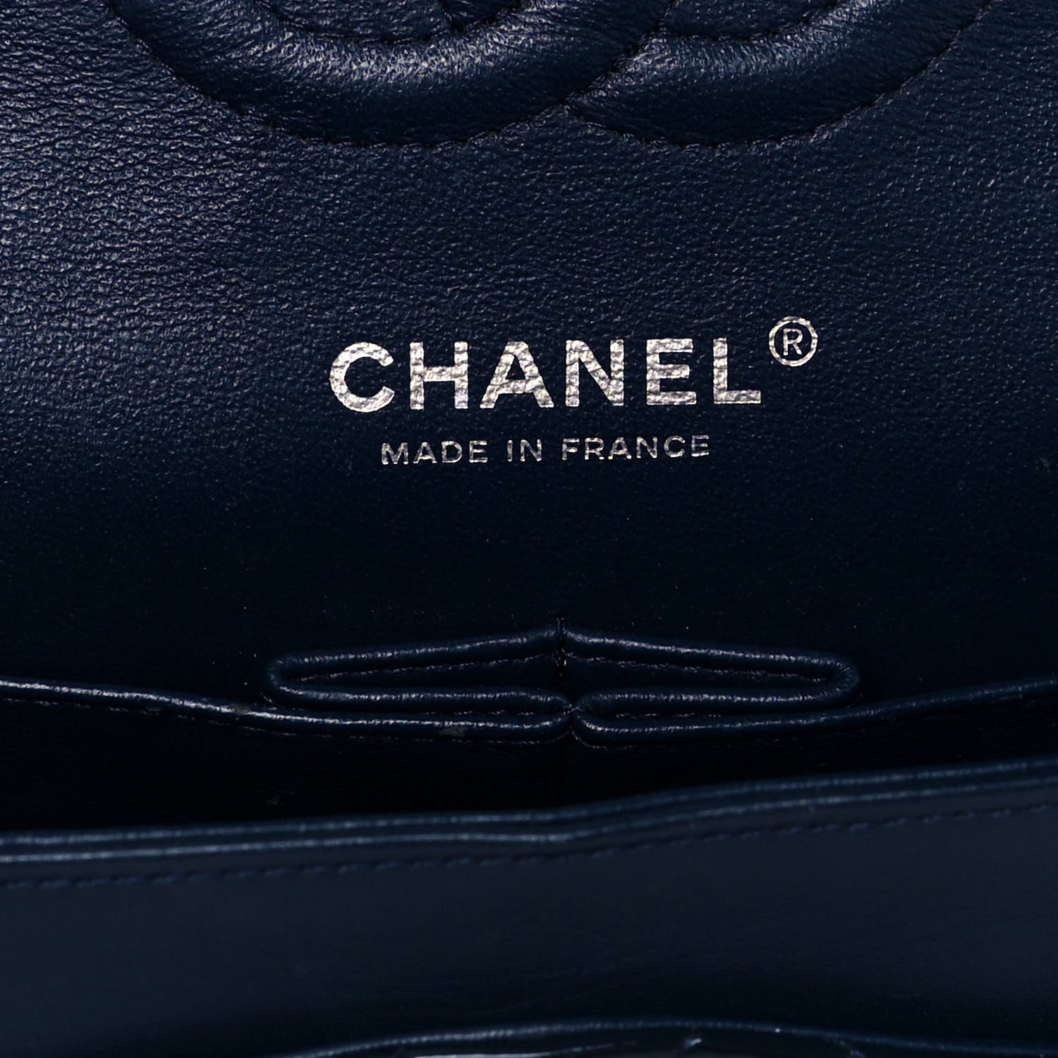 Chanel Patent Quilted Medium Double Flap Navy 5 of 10