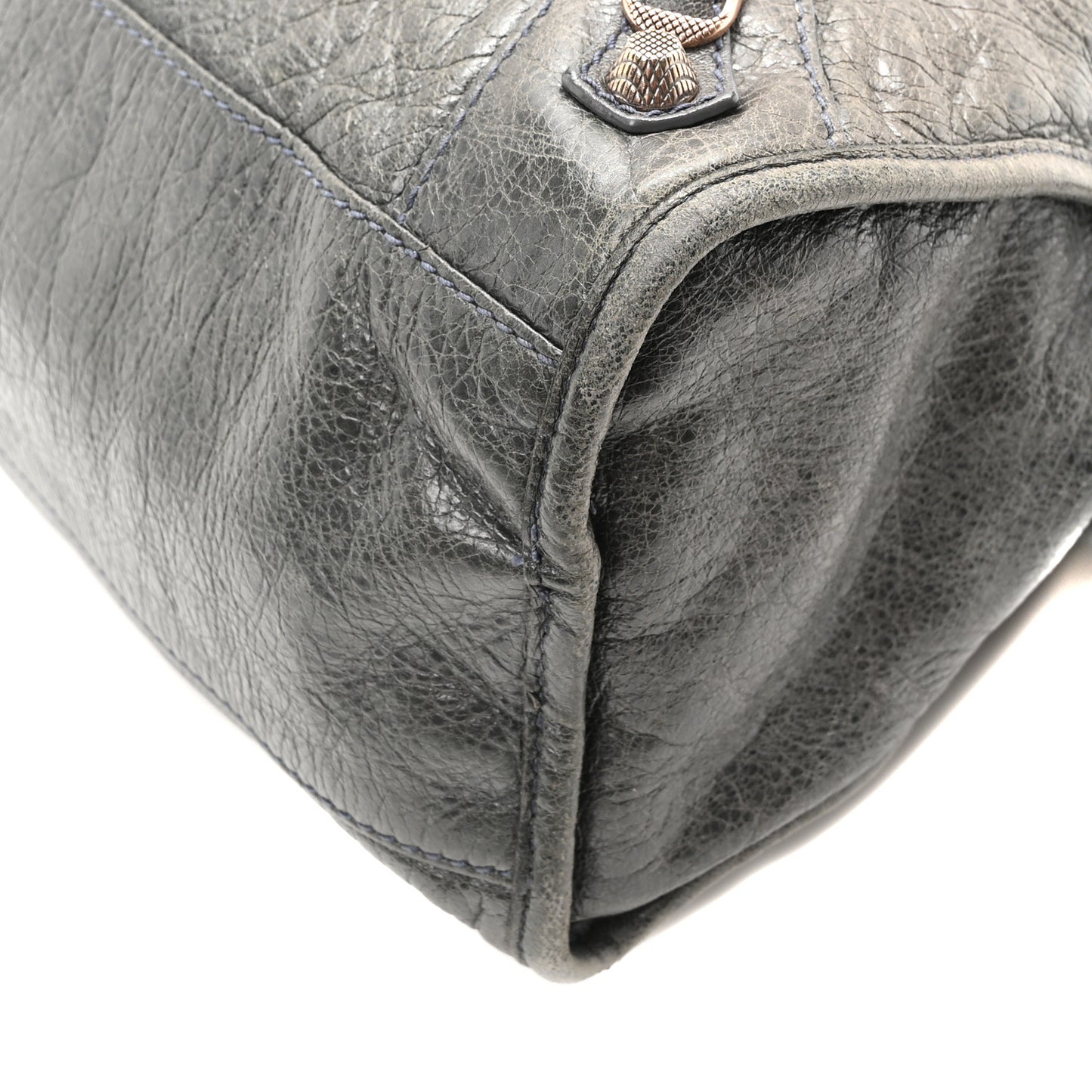 Agneau Giant 12 Rose Gold Hardware City Anthracite