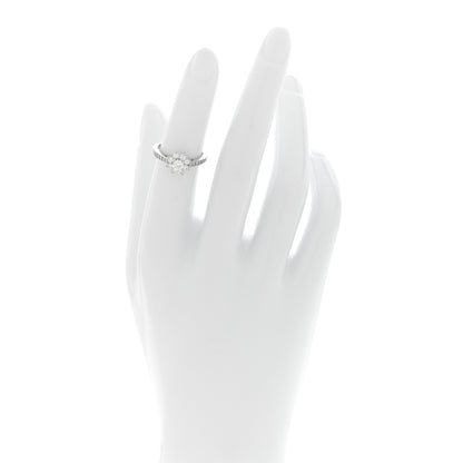 Tiffany Platinum Diamond Flower Ring 48 4.5 2 of 4