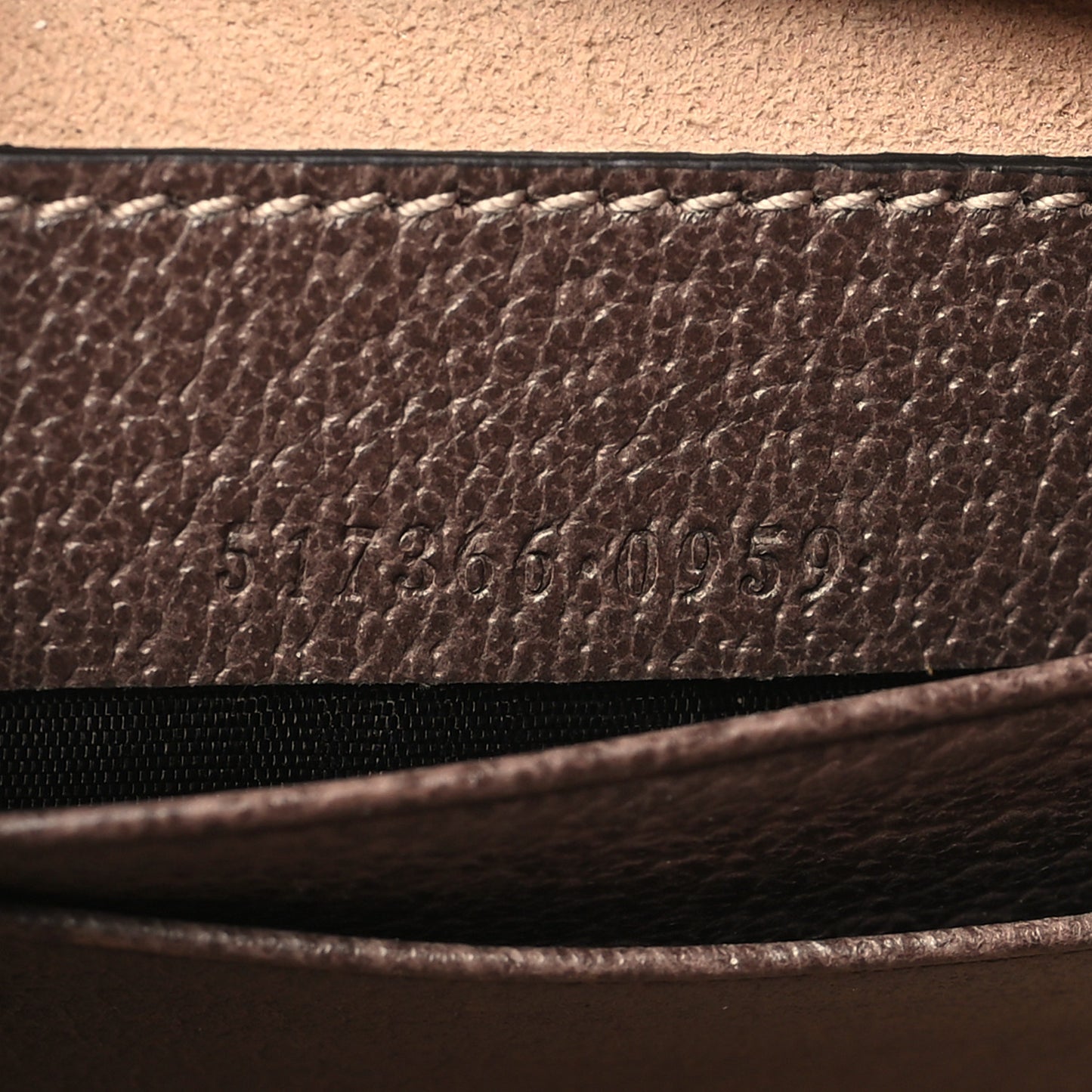 GG Supreme Monogram Ophidia Phone Case Wristlet Brown