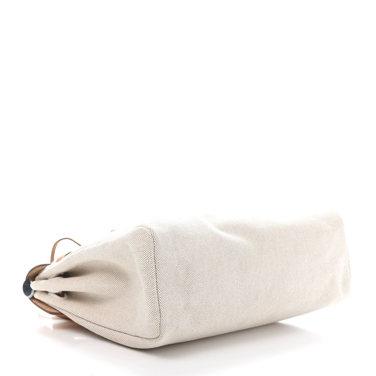Hermes Toile Vache Calfskin Herbag 30 PM Natural 4 of 16