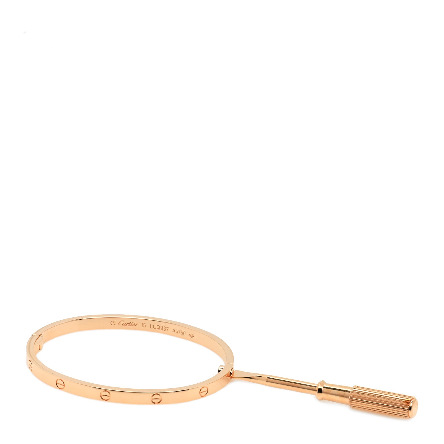 Cartier 18K Pink Gold Small LOVE Bracelet 15 3 of 5