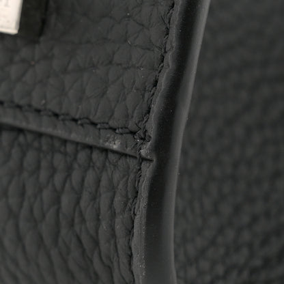 The Row Grained Calfskin Soft Margaux 10 Bag Black 10 of 10