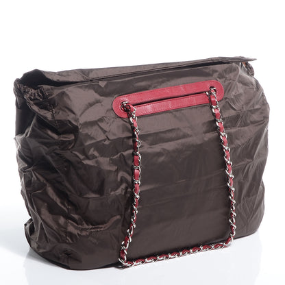Chanel Aged Calfskin Quilted Large Reissue Camera Case Red 9 of 10