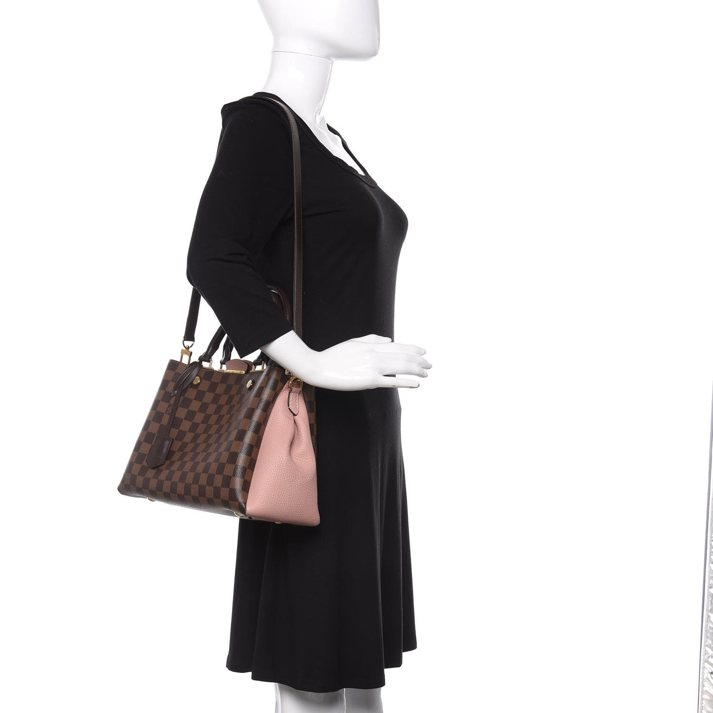 Damier Ebene Cuir Taurillon Brittany Magnolia