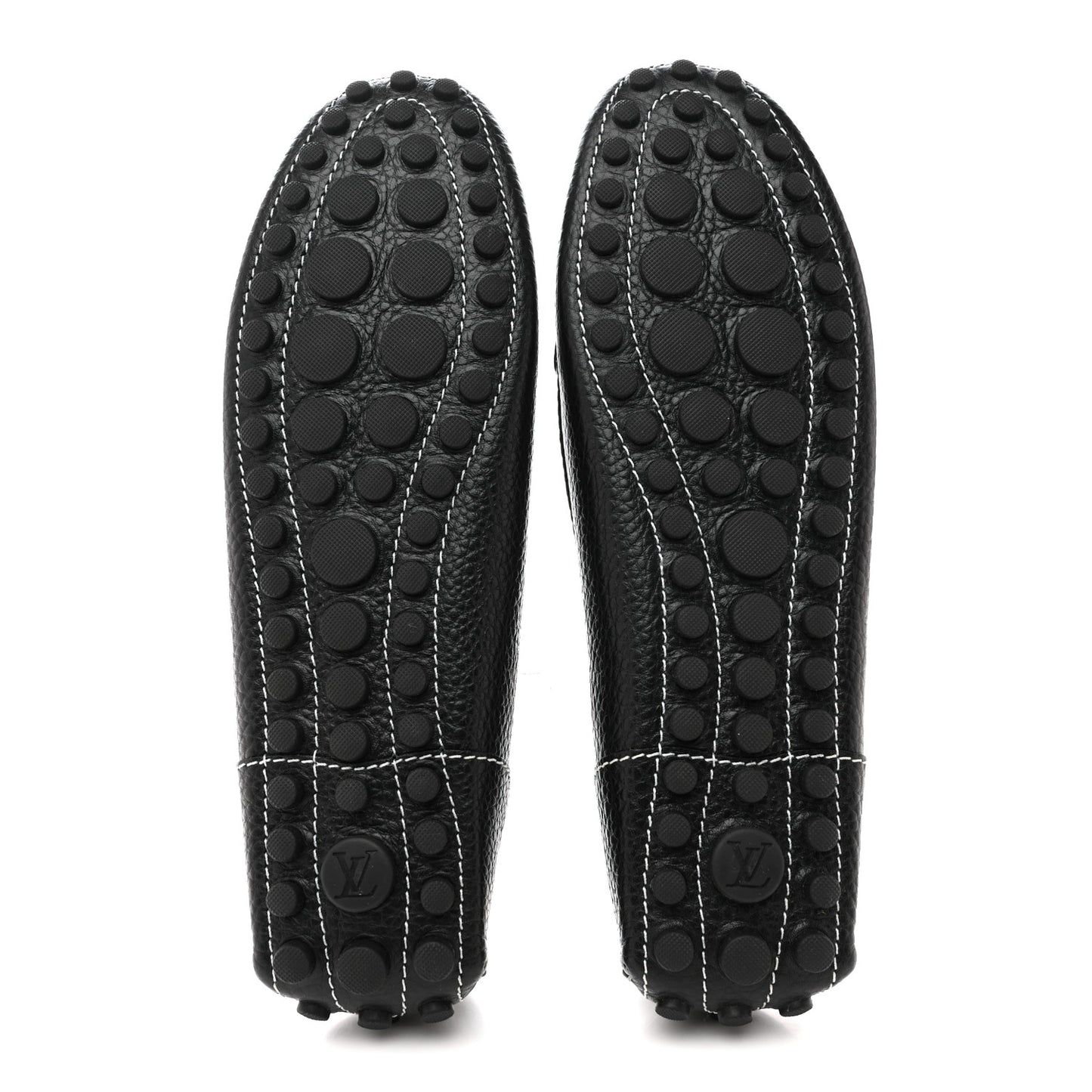 Calfskin Lock Mocassin Loafers 39 Black