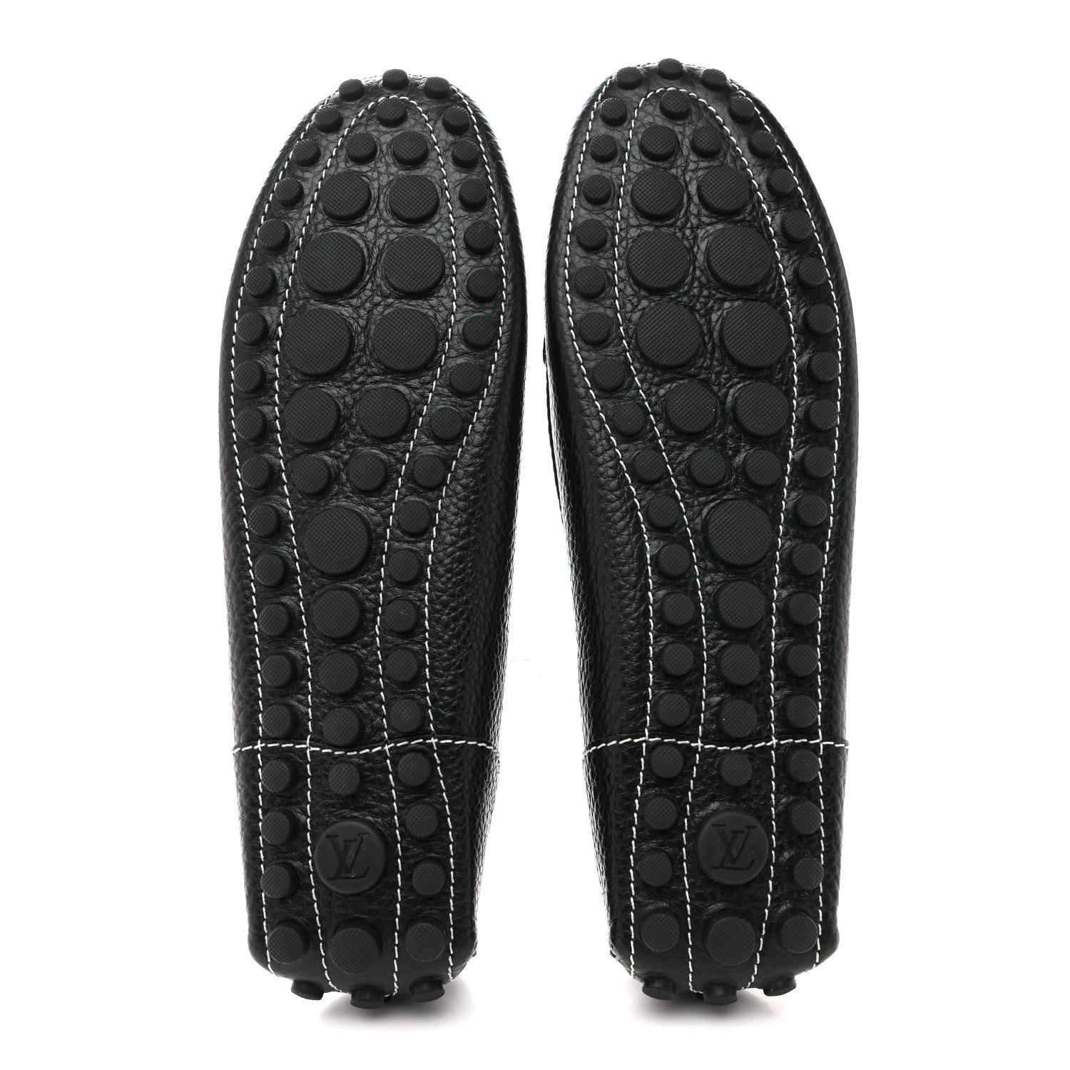 Louis Vuitton Calfskin Lock Mocassin Loafers 39 Black 6 of 10