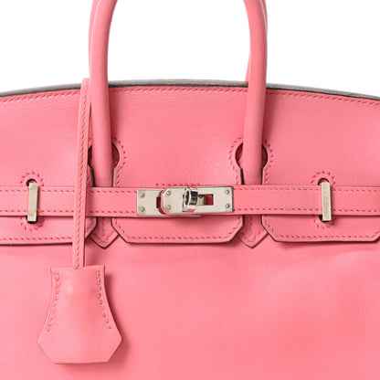 Hermes Swift Birkin 25 Rose Azalee 7 of 9