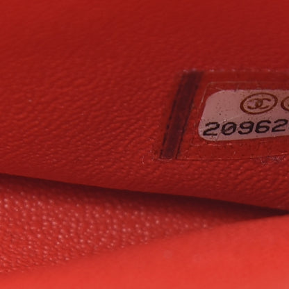 Chanel Lambskin Quilted Large Geometric Flap Red 8 of 16