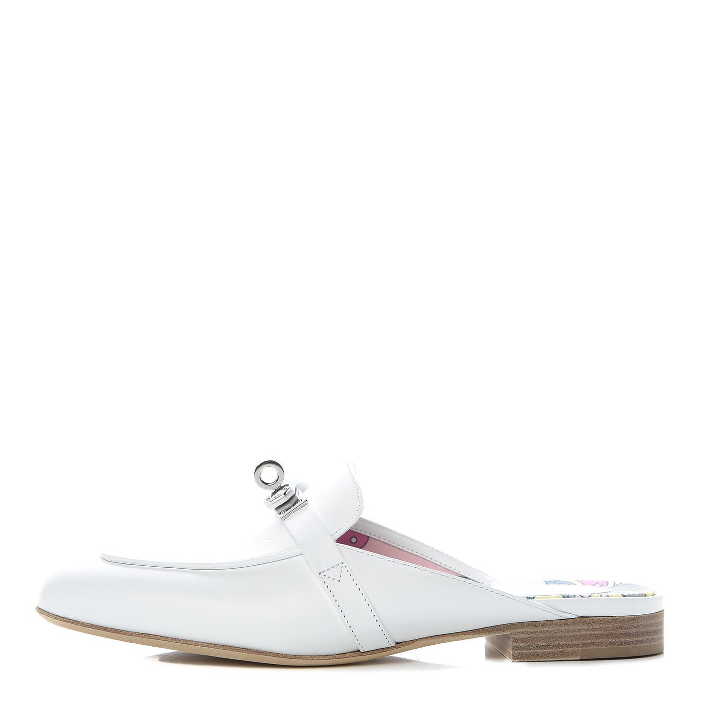 Calfskin Oz Mules 35 White