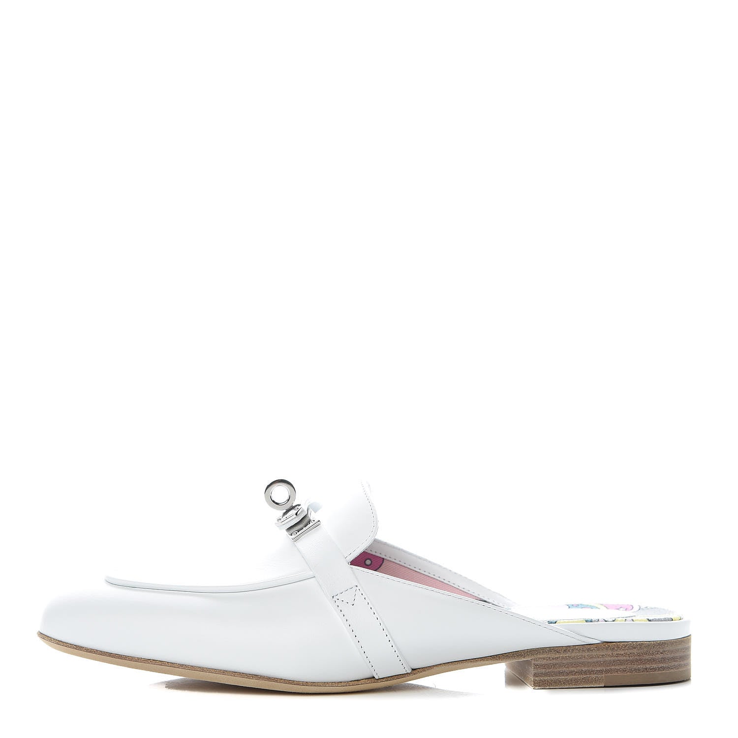 Hermes Calfskin Oz Mules 35 White 1 of 11