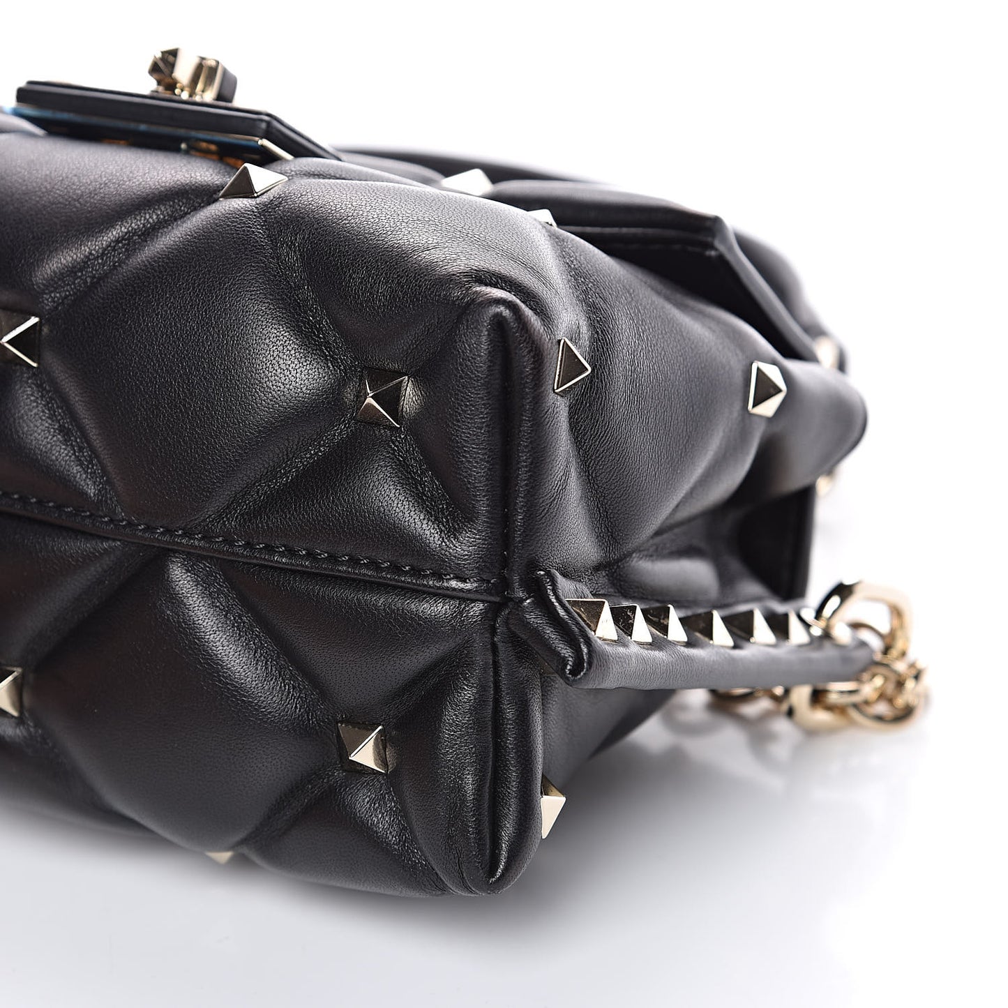 Nappa Mini Candystud Crossbody Black