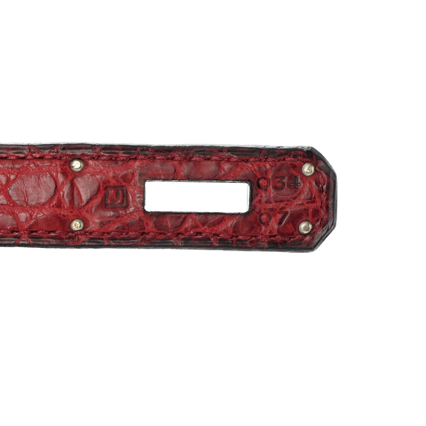 Matte Porosus Crocodile Birkin 35 Rouge H