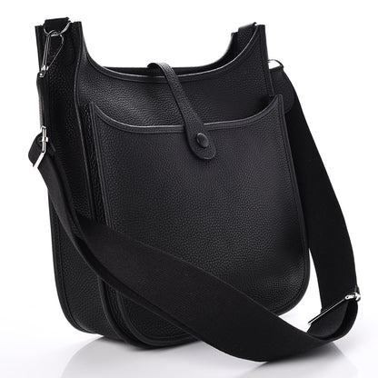 Hermes Taurillon Clemence Evelyne III PM Black 3 of 7