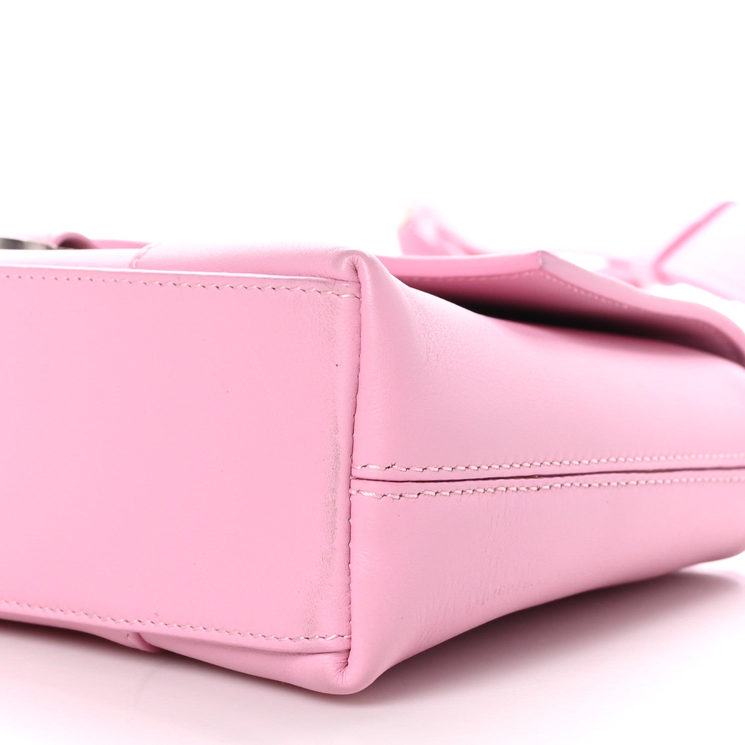 Balenciaga Semi Shiny Smooth Calfskin XS Downtown Shoulder Bag Candy Pink 9 of 9