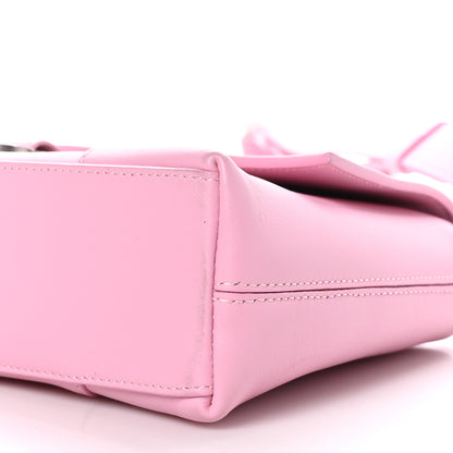Balenciaga Semi Shiny Smooth Calfskin XS Downtown Shoulder Bag Candy Pink 9 of 9