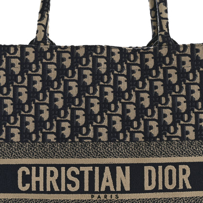 Christian Dior Oblique Large Book Tote Blue Multicolor 8 of 14