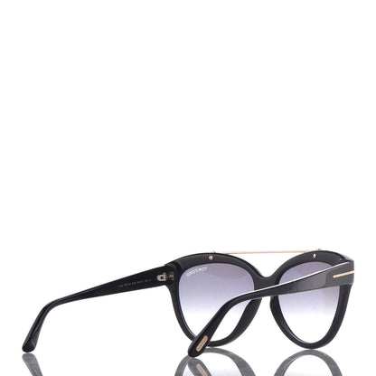 Tom Ford Livia Cat Eye Sunglasses TF518 Black 4 of 7