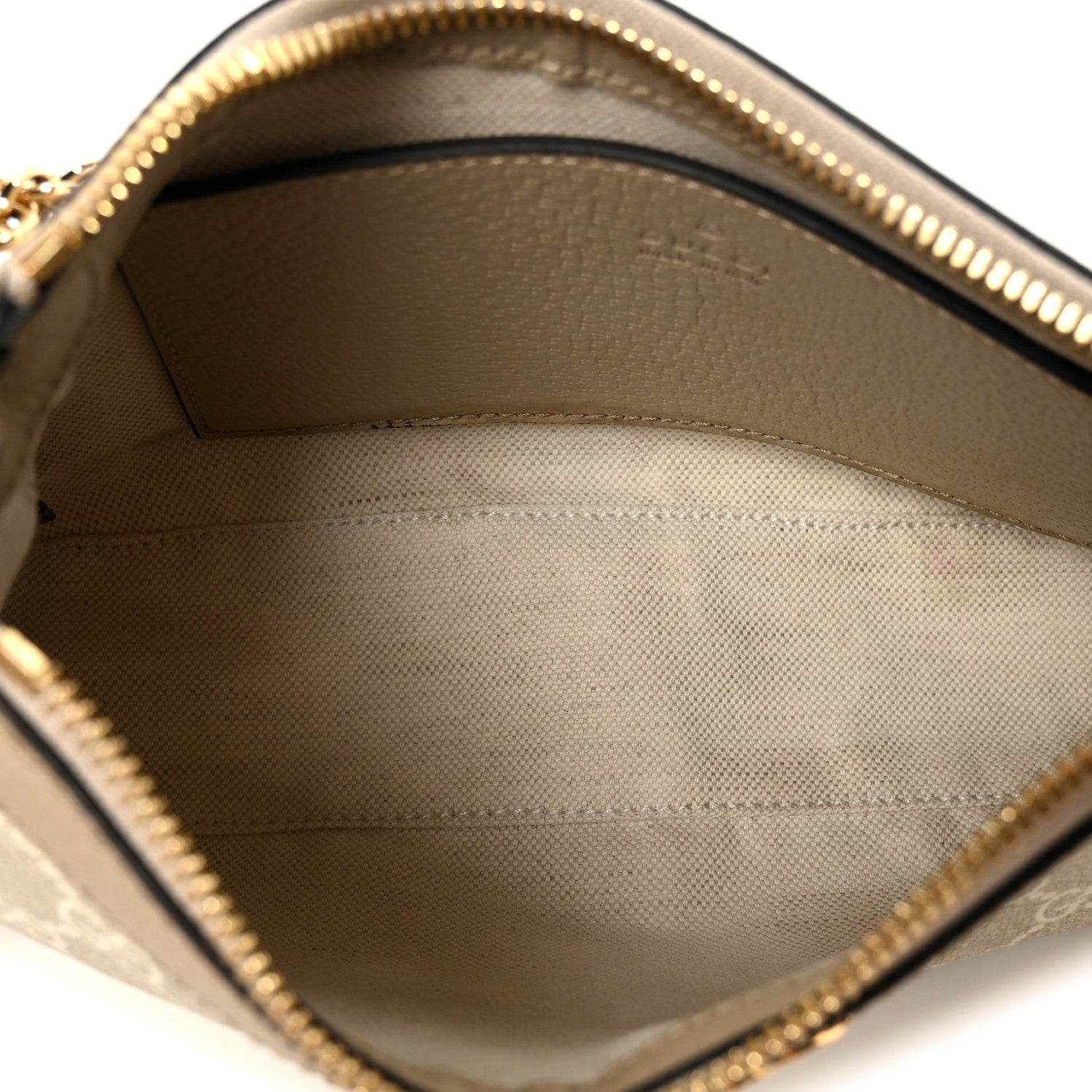 Gucci GG Supreme Monogram Textured Dollar Calfskin Web Small Ophidia GG Handbag Beige Mystic White Oatmeal 5 of 12