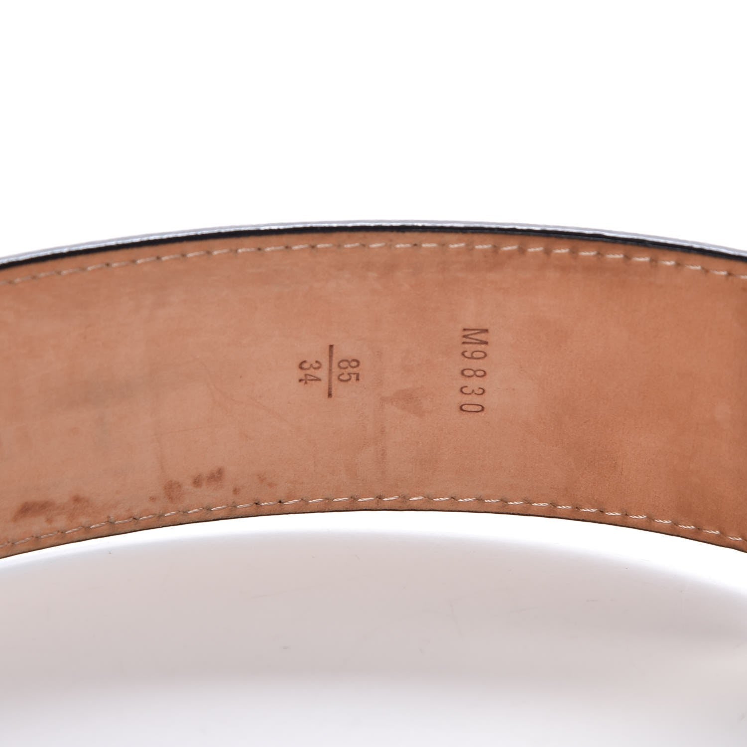 Louis Vuitton Epi Electric 40mm LV Initiales Belt 85 34 Black 6 of 9