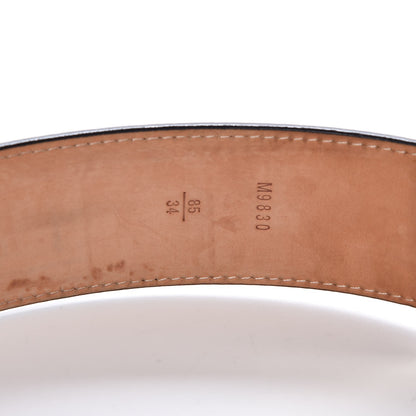Louis Vuitton Epi Electric 40mm LV Initiales Belt 85 34 Black 6 of 9
