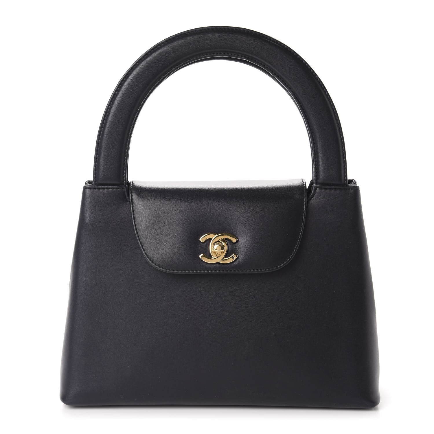 Chanel Lambskin Small Kelly Flap Bag Navy Blue 1 of 10