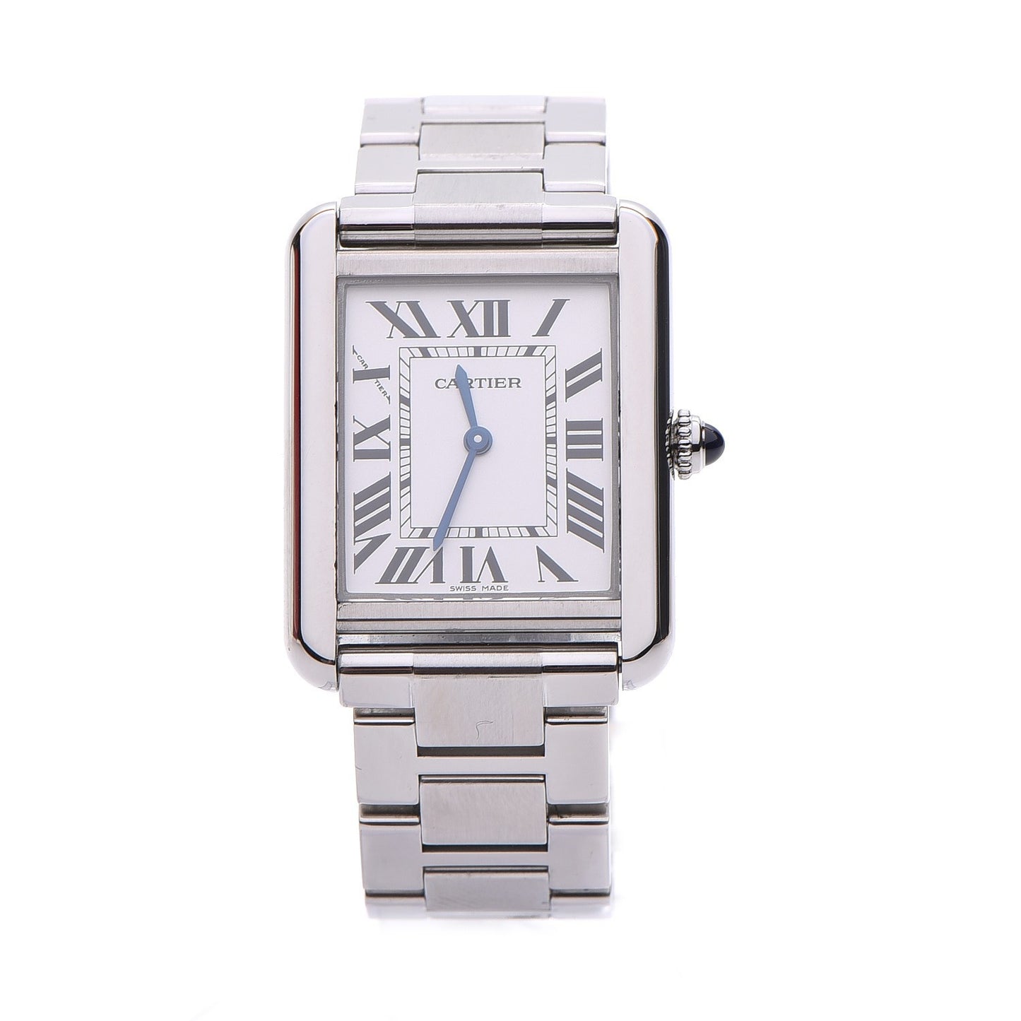 Stainless Steel 24mm Tank Solo Quartz Watch