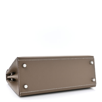 Hermes Epsom Kelly Sellier 25 Etoupe 4 of 11