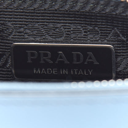 Prada Saffiano Vernice Chain Crossbody Bag Astrale 6 of 8