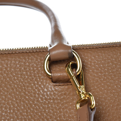 Prada Vitello Daino Pocket Tote Caramel 12 of 16