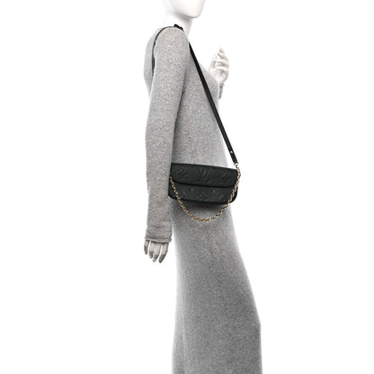 Louis Vuitton Empreinte Monogram Giant Ivy Wallet On Chain Black 2 of 10