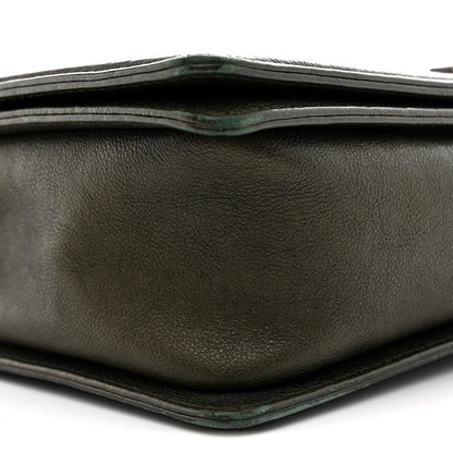 Chanel Calfskin Quilted Large Boy Flap Green 9 of 14